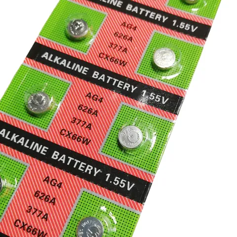 Alkaline Button Cell Batteries Miniature Coin Cell Replacement Power Supply For Electronic Watches And Precision Instruments