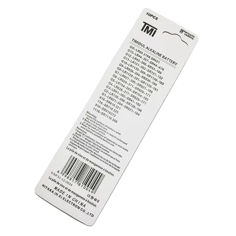 Alkaline Button Cell Batteries Miniature Coin Cell Replacement Power Supply For Electronic Watches And Precision Instruments