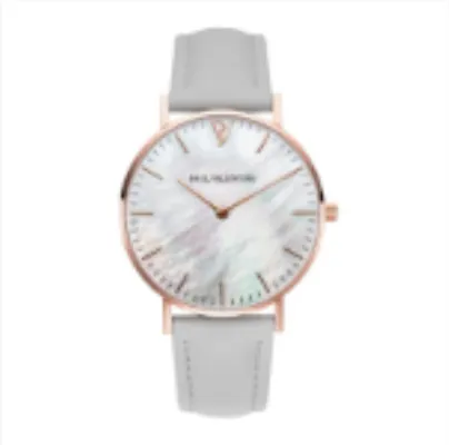Fashion Women Minimalist Quartz Watch Rose Gold Case Leather Strap Mother Of Artificial Pearl Dial Elegant Casual Wristwatch For Daily