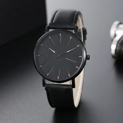 Herren Minimalist Quarz Uhrenset Mit Lederarmband Und Modischen Perlenarmbändern Business Casual Armbanduhr Geschenk
