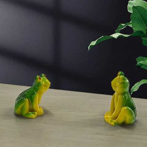 Nordic Style Resin Animal Ornaments Frog And Turtle Miniature Statues For Micro Landscape Home Garden Desktop Decorations