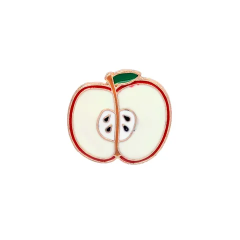 Cute Cartoon Fruit Enamel Pin Alloy Drip Oil Brooch For Women Men Clothing Bag Decor Watermelon Strawberry Pineapple Banana Accessory