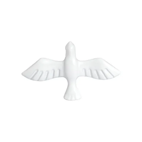 Cute White Peace Dove Enamel Brooch Pin For Women Men Alloy Flying Bird Animal Lapel Pin Jewelry Gift For Clothes Bag