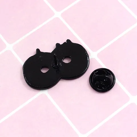 Always Hungry Infinity Donut Enamel Pin Καρφίτσα Κινουμένων Σχεδίων Ροζ Κίτρινο Κράμα Σήμα για Γυναικείο Σακίδιο Πλάτης Διακόσμηση Ρούχων