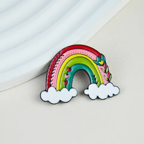 Inspirierende Emaille Pin Abzeichen Legierung Drip Oil Brosche I Can Do Hard Things Regenbogen Berg Zitat Pins Für Kleidung Rucksack Taschen Schmuck Geschenk