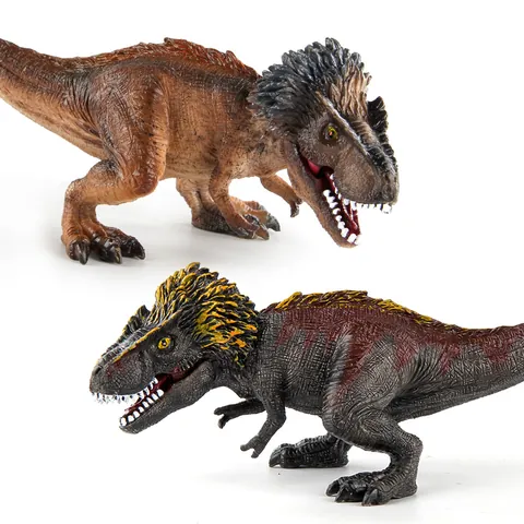 Realistic Tyrannosaurus Rex Dinosaur Model Toy With Feathers Solid Plastic Animal Figurine For Kids Educational Collection
