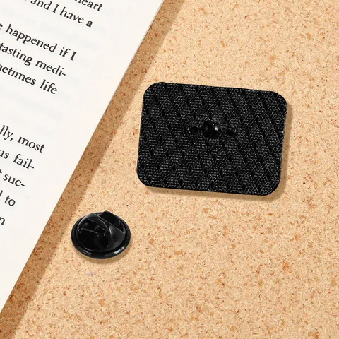 Cartoon Pronoun Enamel Brooch Pin Zinc Alloy Name Tag Style Jewelry For Clothes Bag Backpack Decoration Unisex