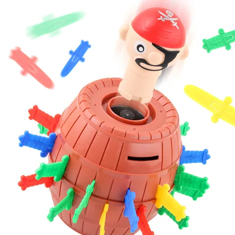 Interaktives Piratenfass Spielzeug Mit Pop-Up-Aktion Und Sparschwein-Funktion Mehrspieler-Brettspiel Für Kinder Party Geschenk