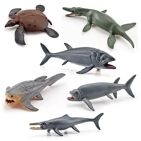 Simulation Prehistoric Marine Animal Figures Set For Kids Educational Sea Creature Models Desktop Decorative Toys Collection