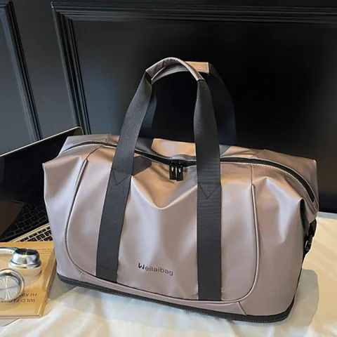 Damen Reisetasche Mit Großer Kapazität Wasserdichte Duffel Bag Mit Bodenfach Lässige Leichte Tote Handtasche Für Fitness Yoga