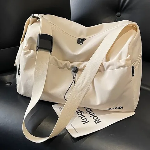 Borsa da Viaggio da Donna Grande Capacità Impermeabile Sport Fitness Con Scomparto Scarpe e Separazione Secco-Umido Borsa Weekend Casual MULAIDI
