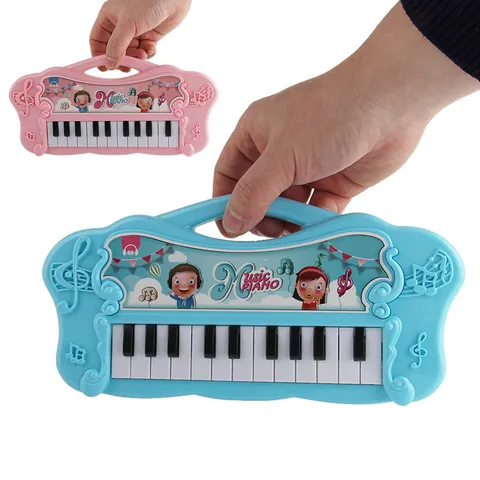 Portable 22 Keys Kids Electronic Piano Toy Musical Enlightenment Keyboard For Early Education Learning Boys Girls Gift