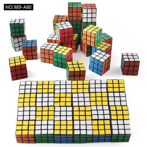 Kunststoff Glatter 3x3 Zauberwürfel Puzzle Für Kinder Intelligenzentwicklung Stressabbau Lernspielzeug Speed Cube Mehrfarbig Klassisch Design