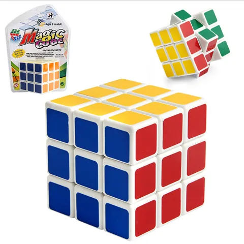 Professional 3x3x3 Magic Cube Smooth Speed Cube Rounded Corner Design Educational Puzzle Toy ABS Plastic For Kids Adults