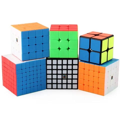 Meilong Series Professional Speed Cube Professional Stickerless Magic Cube For IQ Training Stress Relief Educational Puzzle Toy For Kids Adults