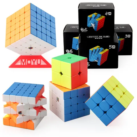 Cubo Magico Magnetico Professionale Speed Cube Plastica ABS Liscio Rompicapo Educativo Puzzle Giocattolo Regalo per Bambini