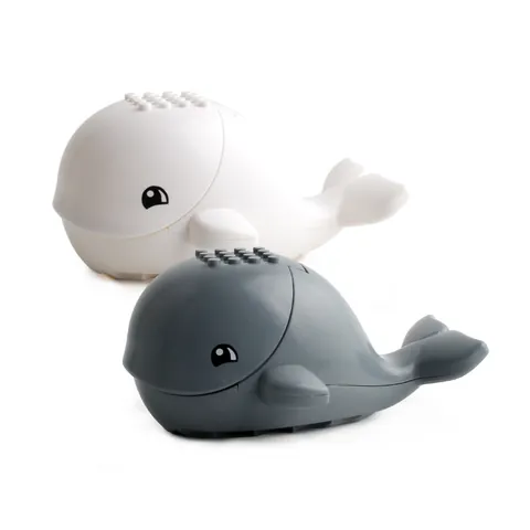 Cartoon Whale Dolphin Marine Animal Building Blocks Toy Compatible DIY Educational Plastic Collectible Hero Mini Figures Gifts