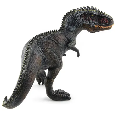 Realistisch Kunststoff Giganotosaurus Dinosaurier Modell Spielzeug Solid Simulation Tierfigur Statische Deko Geschenk