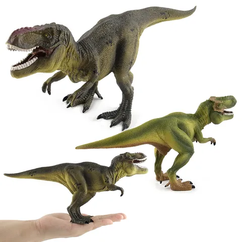 Realistic Tyrannosaurus Rex Dinosaur Model Toy Plastic PVC Simulation Animal Figure Large Roaring Creature For Home Decor Kids Gift