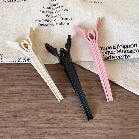 Matte Plastic Duckbill Hair Clips Hair Root Volumizing Clips For Women No Crease Alligator Sectioning Styling Tools Headwear