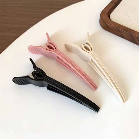 Matte Plastic Duckbill Hair Clips Hair Root Volumizing Clips For Women No Crease Alligator Sectioning Styling Tools Headwear