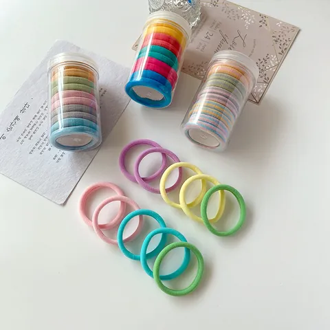 Élastiques à Cheveux Sans Couture Haute Élasticité Bandeaux en Nylon Porte Queue de Cheval en Bouteille Pour Femmes Filles Accessoires de Coiffure