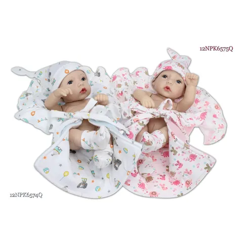 Realistic Reborn Baby Doll 27cm Full Silicone Body Washable Anatomically Correct Soft Newborn Doll For Kids Toy Photography Prop