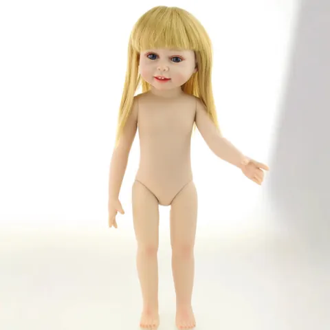 Realistic Reborn Baby Doll Life Like Girl Vinyl Doll Fashion Collectible Toy Without Clothes For Kids Gift