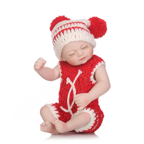 Muñeca Bebé Reborn Realista de Silicona de Cuerpo Completo Impermeable Simulación Recién Nacido Con Conjunto de Punto