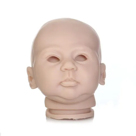 Onbeschilderde Reborn Poppenset Zacht Siliconen Vinyl Realistische DIY Pasgeboren Baby Poppenonderdelen Afgewerkte Maat 19 Inch