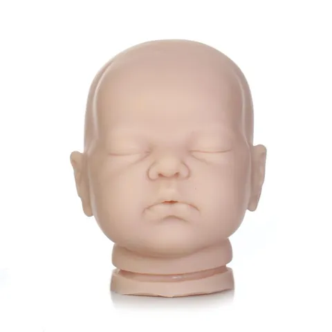 Realistische Reborn Baby Pop DIY Kit Onbeschilderde Zachte Siliconen Hoofd En Ledematen Levensechte Slapende Baby Pop Onderdelen