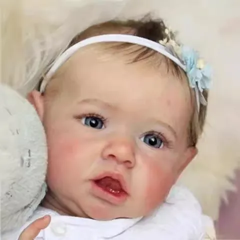 Realistic Silicone Reborn Baby Doll Lifelike Toddler Newborn Hand Painted Skin Toy Companion Gift for Children