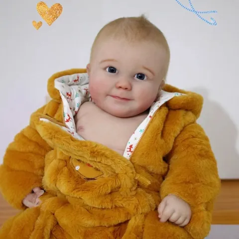 Grote Reborn Poppen Kit June Onbeschilderd DIY Levensechte Siliconen Baby Poppenonderdelen Hoofd Ledematen Stoffen Lichaam Ogen