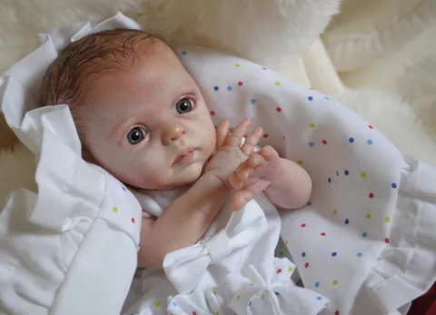 Realistisch DIY Onbeschilderd Reborn Baby Pop Vorm Kit Siliconen Vinyl Hoofd Ledematen En Stoffen Lichaam Voor Pop Maken Accessoires