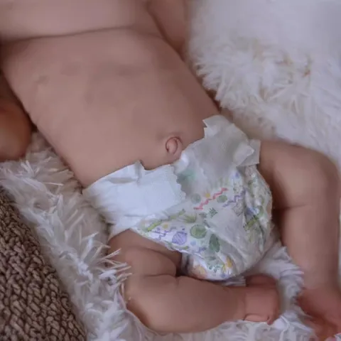 Realistic Lifelike Reborn Baby Doll Simulation Sleeping Newborn Silicone Vinyl Handmade Soft Body Doll Gift For Kids