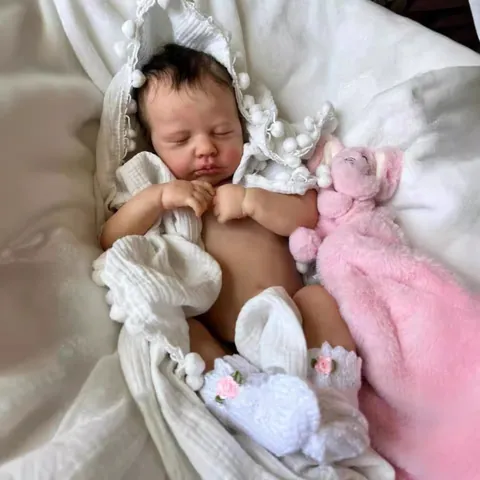Bambola Reborn Realistica Neonato Simulazione Sonno Vinile Corpo Intero Lavabile Giocattolo Anatomicamente Corretto Per Bambini Collezionisti