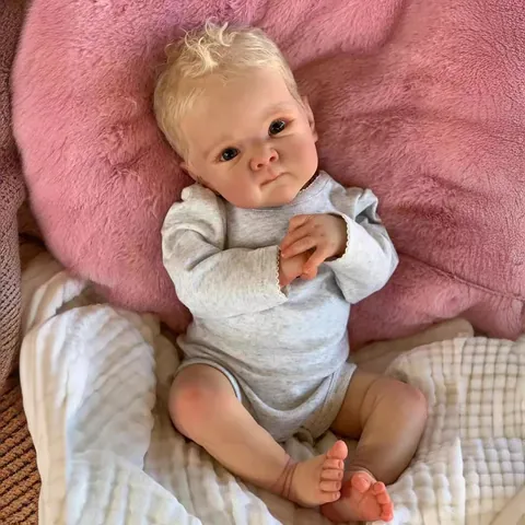 Realistic Reborn Baby Doll Silicone Vinyl Weighted Body Handmade Life Like Newborn Baby Doll With Clothes For Kids Gifts