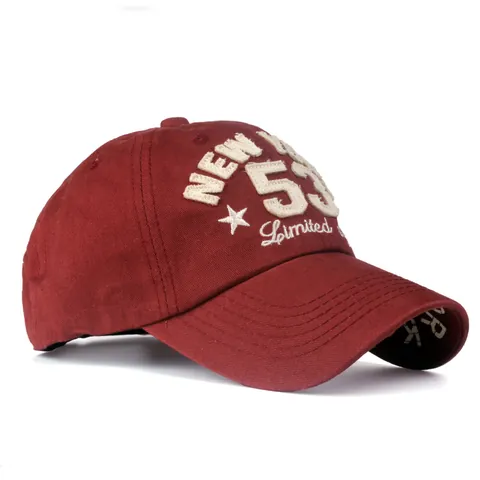 Vintage Βαμβακερό Καπέλο Μπέιζμπολ Unisex Με Κέντημα New York 53 Ρυθμιζόμενο Για Προστασία Από Τον Ήλιο Αναπνεύσιμο Μόδα