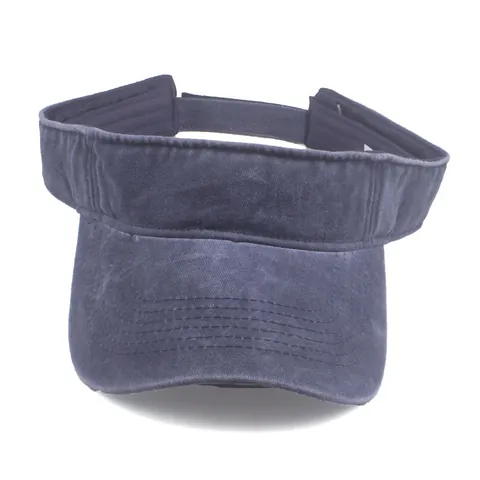 Washed Cotton Sun Visor Hat For Men Women Adjustable Outdoor Travel UV Protection Casual Summer Sports Sunshade Cap