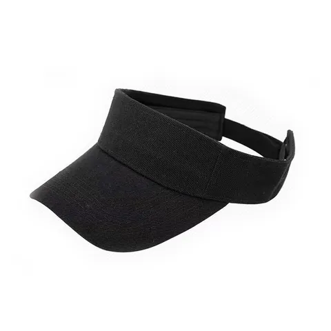 Summer Sun Visor Hat For Men Women Cotton Adjustable Plain Empty Top Sports Running Tennis Golf Beach UV Protection Cap