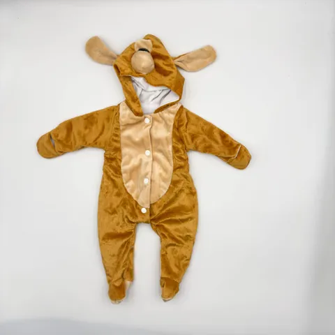 Pagliaccetto con Cappuccio Animale Cartone Animato per Bambole Reborn in Morbido Peluche Stile Cucciolo Accessori per Bambole Grandi