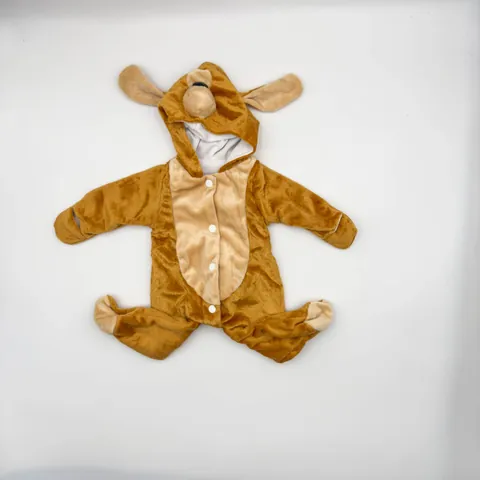 Pagliaccetto con Cappuccio Animale Cartone Animato per Bambole Reborn in Morbido Peluche Stile Cucciolo Accessori per Bambole Grandi