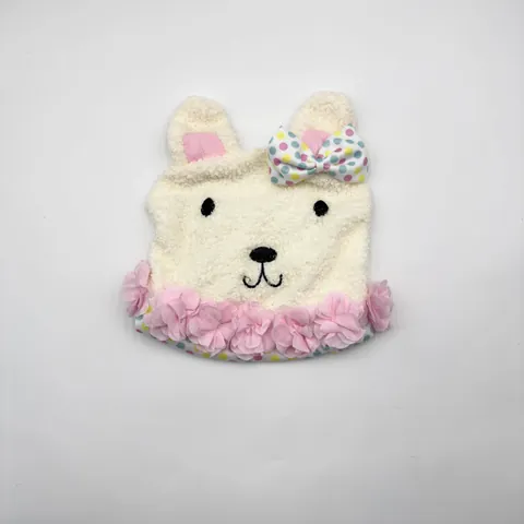 Schattig Konijn Reborn Poppenkleertjes Set Roze Stippen Romper En Pluche Muts Kinderen Rollenspel Pop Accessoires