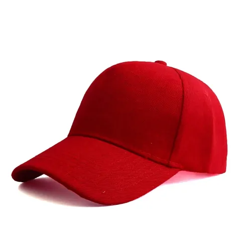 Unisex Adult Baseball Cap Breathable Cotton Twill Sun Protection Hat Solid Color Curved Brim Outdoor Adjustable Sport Hat