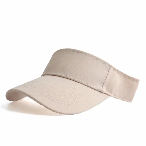 Visiera Parasole Estiva in Cotone Uomo Donna Outdoor Traspirante Berretto Senza Corona Moda Sportiva Regolabile Visiera