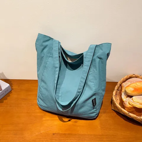Γυναικεία Τσάντα Tote με Μεγάλη Χωρητικότητα από Ύφασμα Casual Ελαφριά Τσάντα Ώμου για Σχολείο Καθημερινή Μετακίνηση Shopper