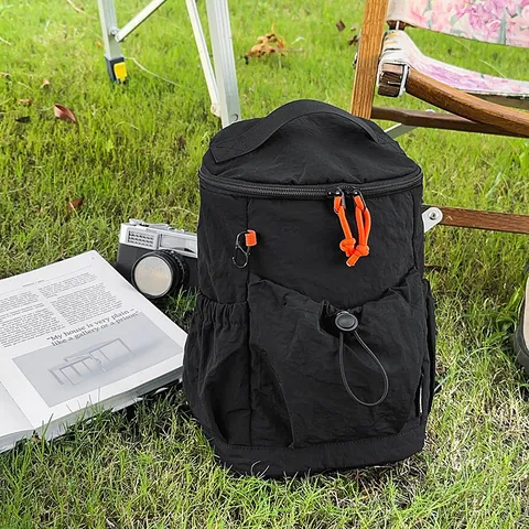 Nylon Mode Rucksack Schultasche Für High School College Studenten Lässig Leicht Kurzreise Reise Tagesrucksack Mit Kontrastreißverschluss