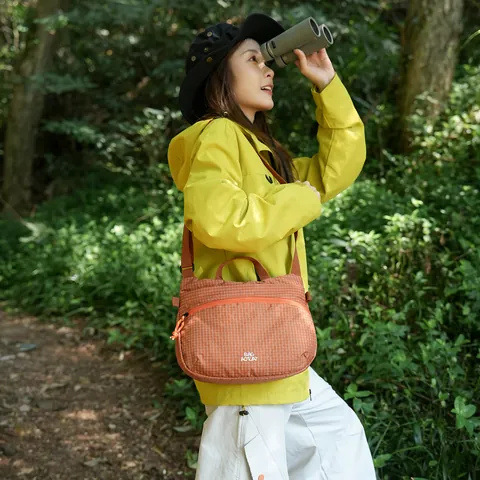 Borsa a Tracolla in Nylon Ripstop a Quadri Grande Capacità Borsa Tattica Urbana per Outdoor Con Tracolla Regolabile