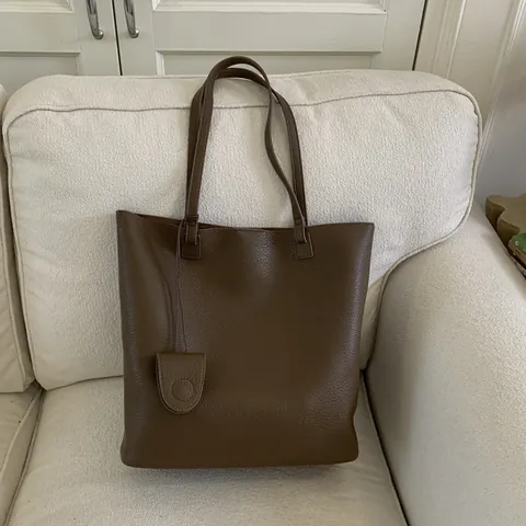 Borsa Tote Minimalista in Pelle PU Texture Litchi Per Donna Borsa a Tracolla di Grande Capacità Con Pochette Retro Secchiello