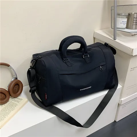 Bolso de Viaje de Tela Oxford de Gran Capacidad Con Compartimento para Zapatos Bolso Deportivo Impermeable para Mujeres